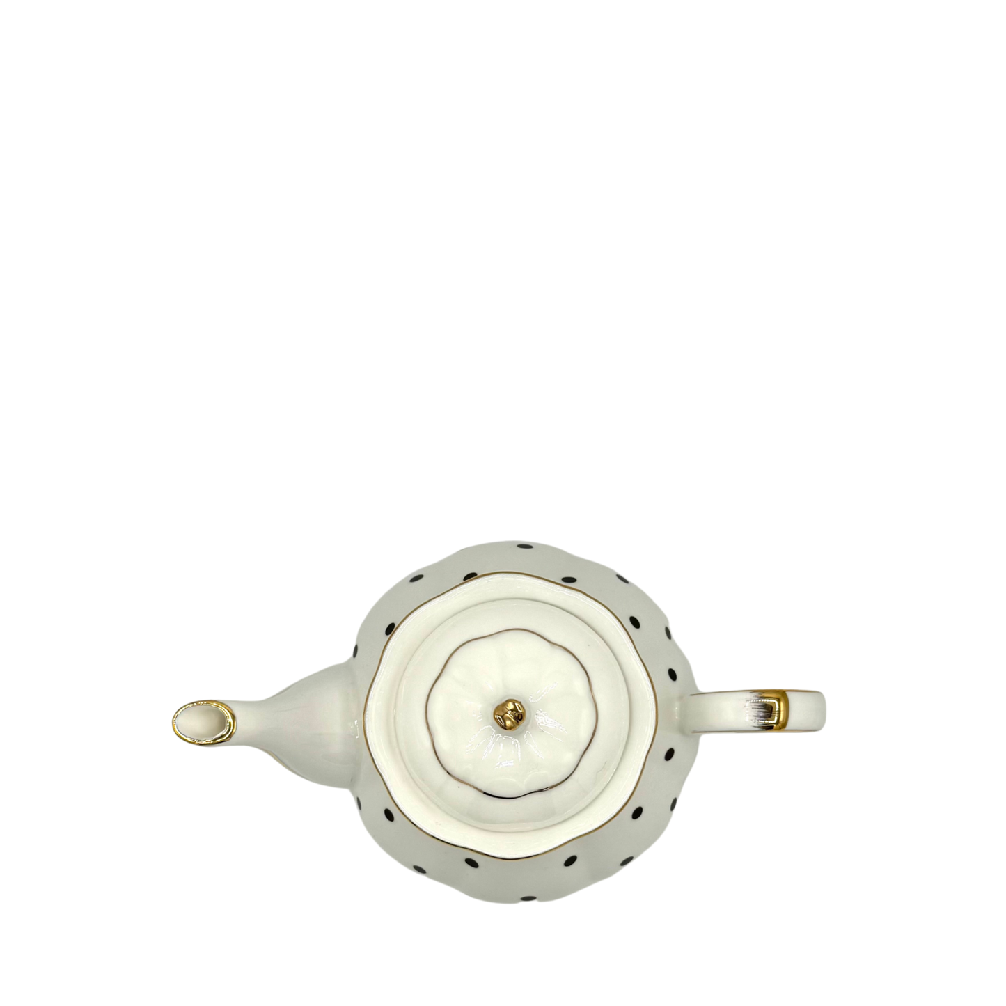 Tetera de Porcelana de Puntos