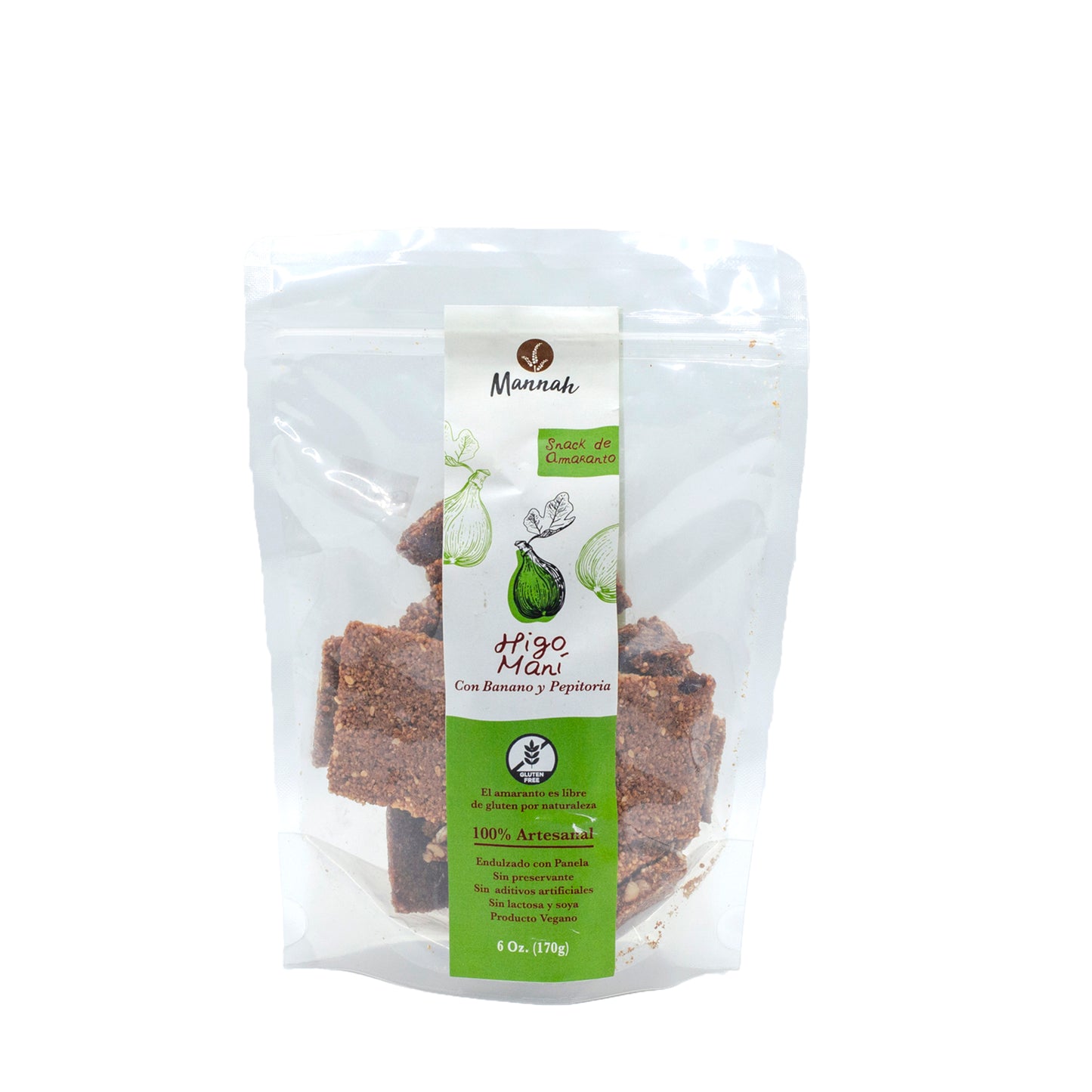 Snack de Amaranto Higos y Maní Mannah