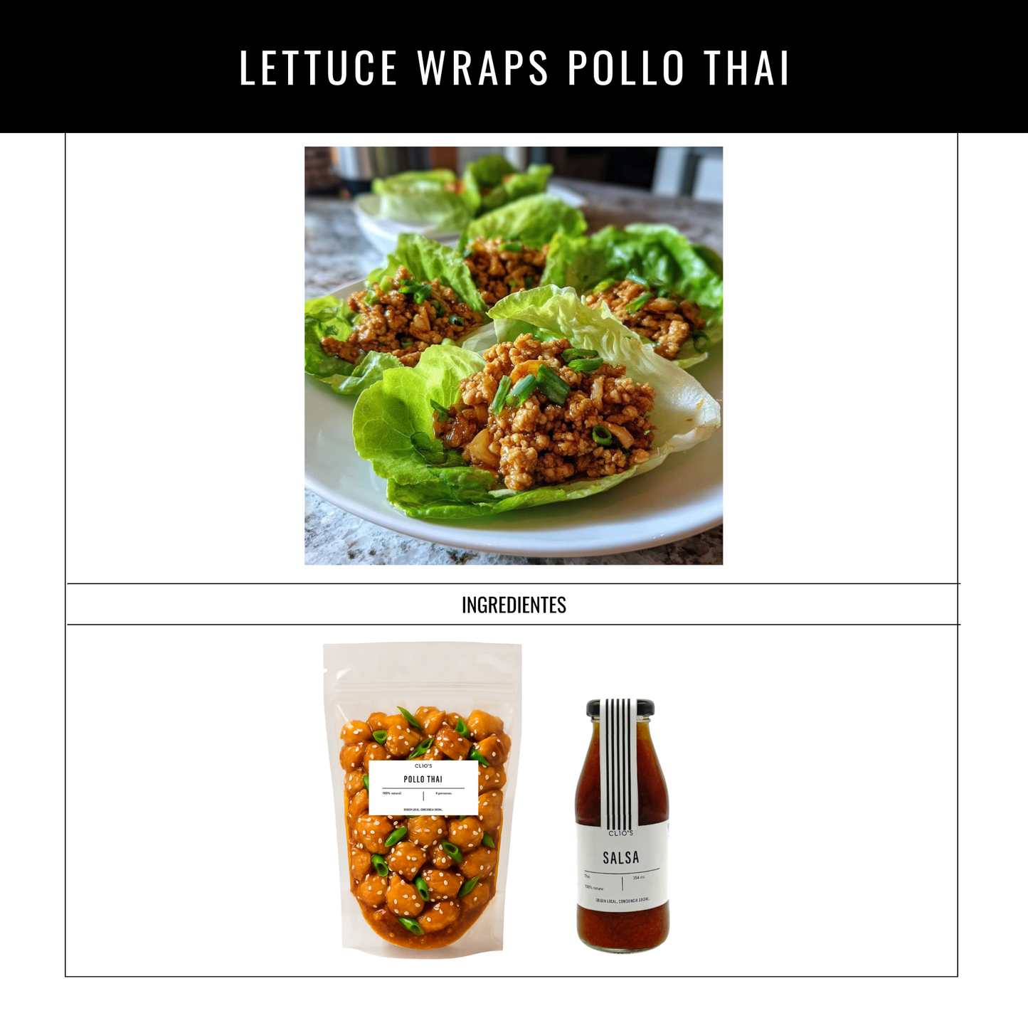 Lettuce Wraps Pollo Thai