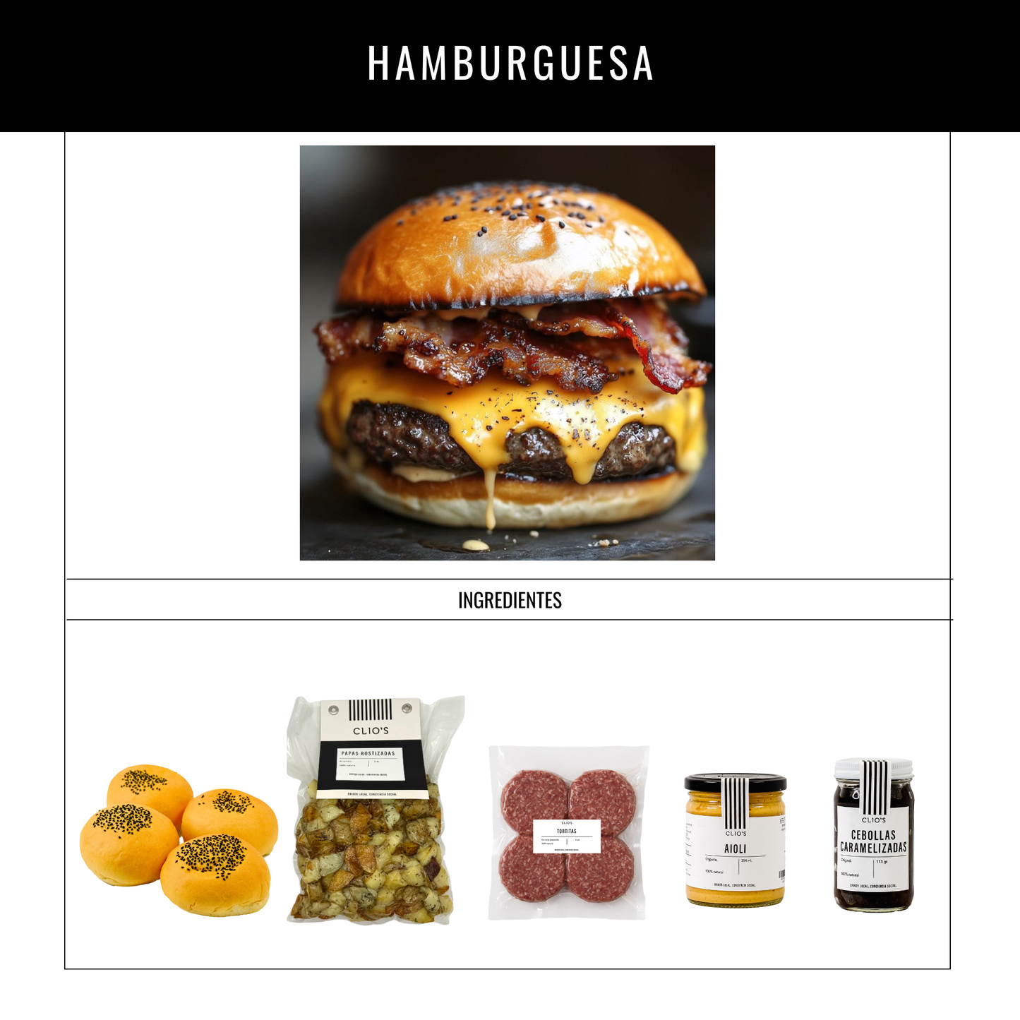 Hamburguesa Combo