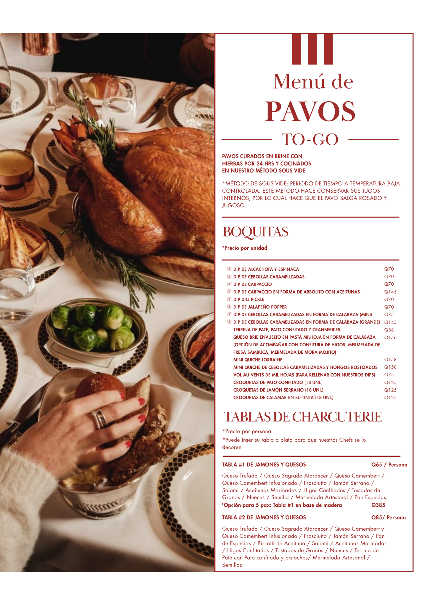 Pavo con Rub de Hongo Porcini