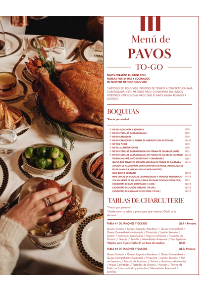 Pavo con Rub de Hongo Porcini