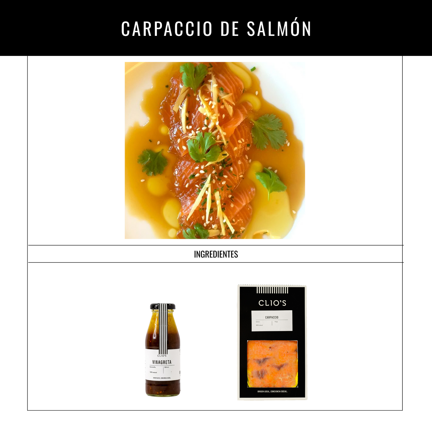 Carpaccio de Salmón