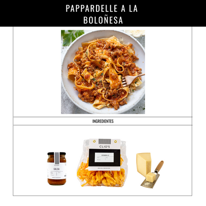 Pappardelle a la Boloñesa
