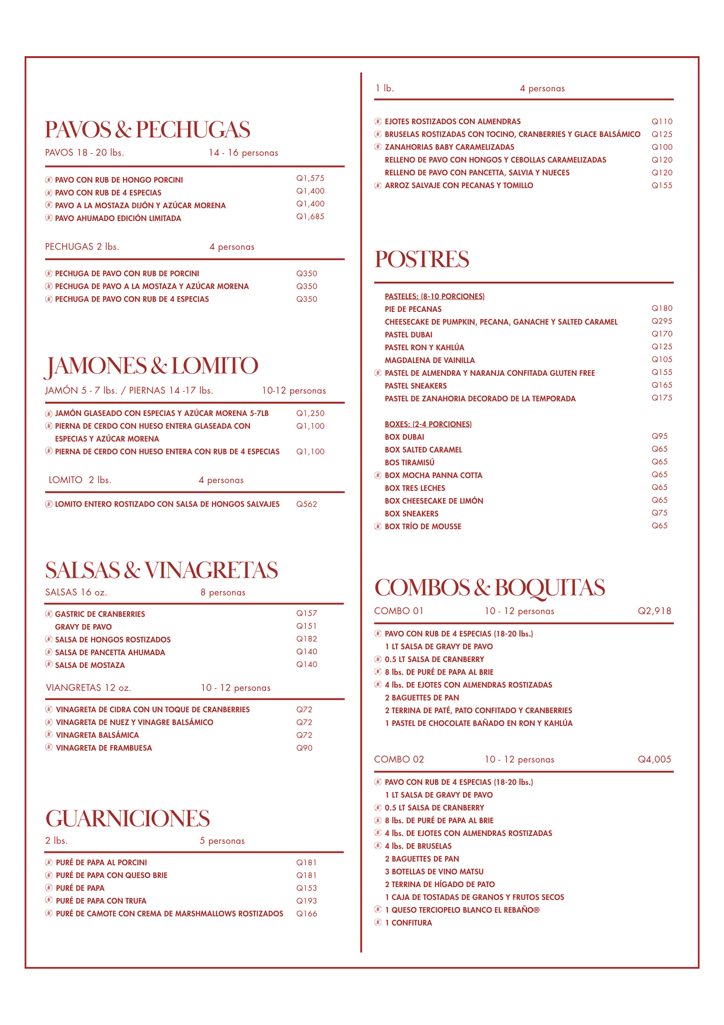 Pavo con Rub de Hongo Porcini