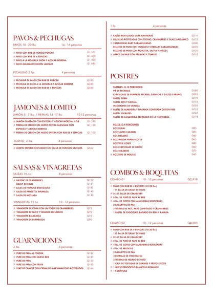 Pavo con Rub de Hongo Porcini