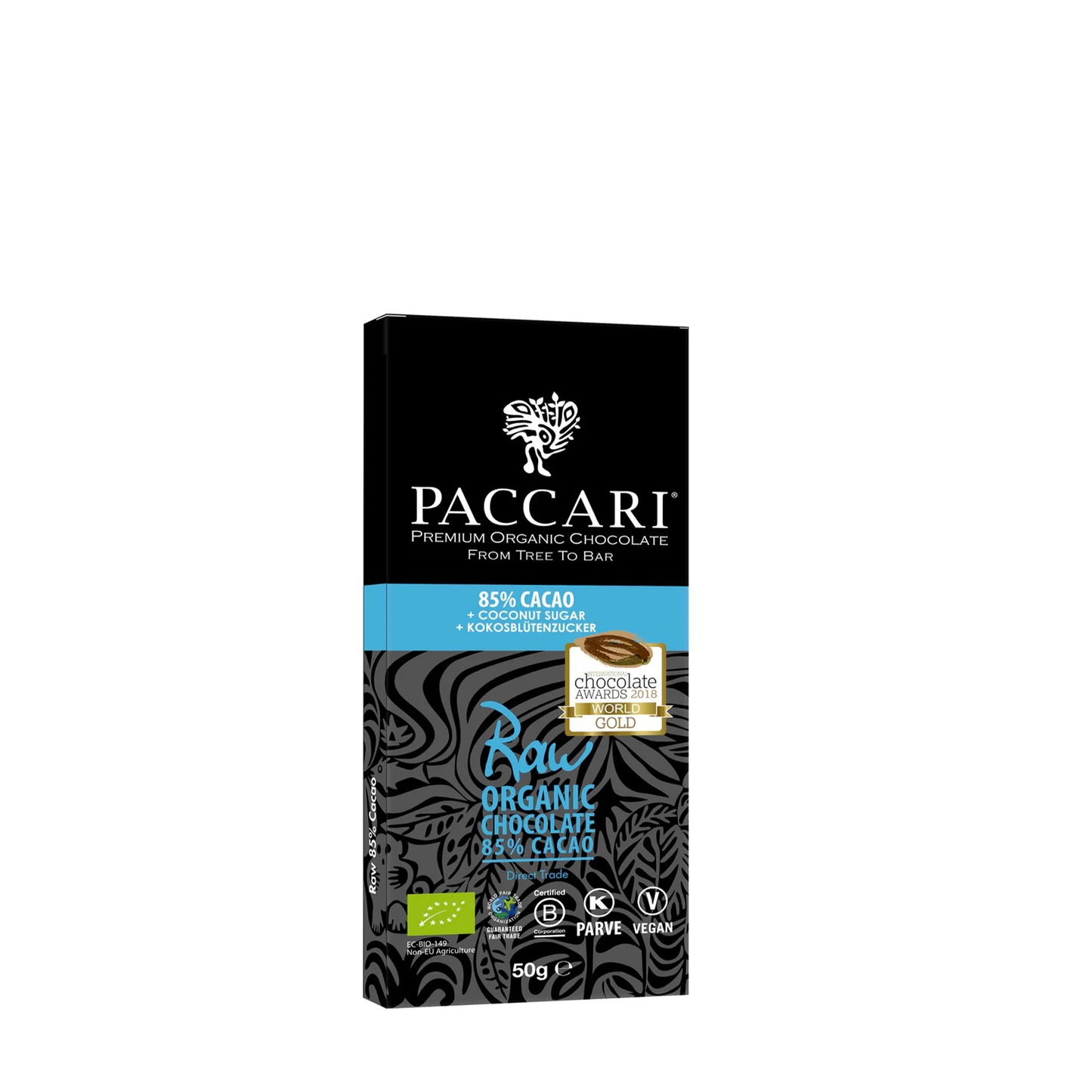85% Cacao + Azúcar de Coco 50g