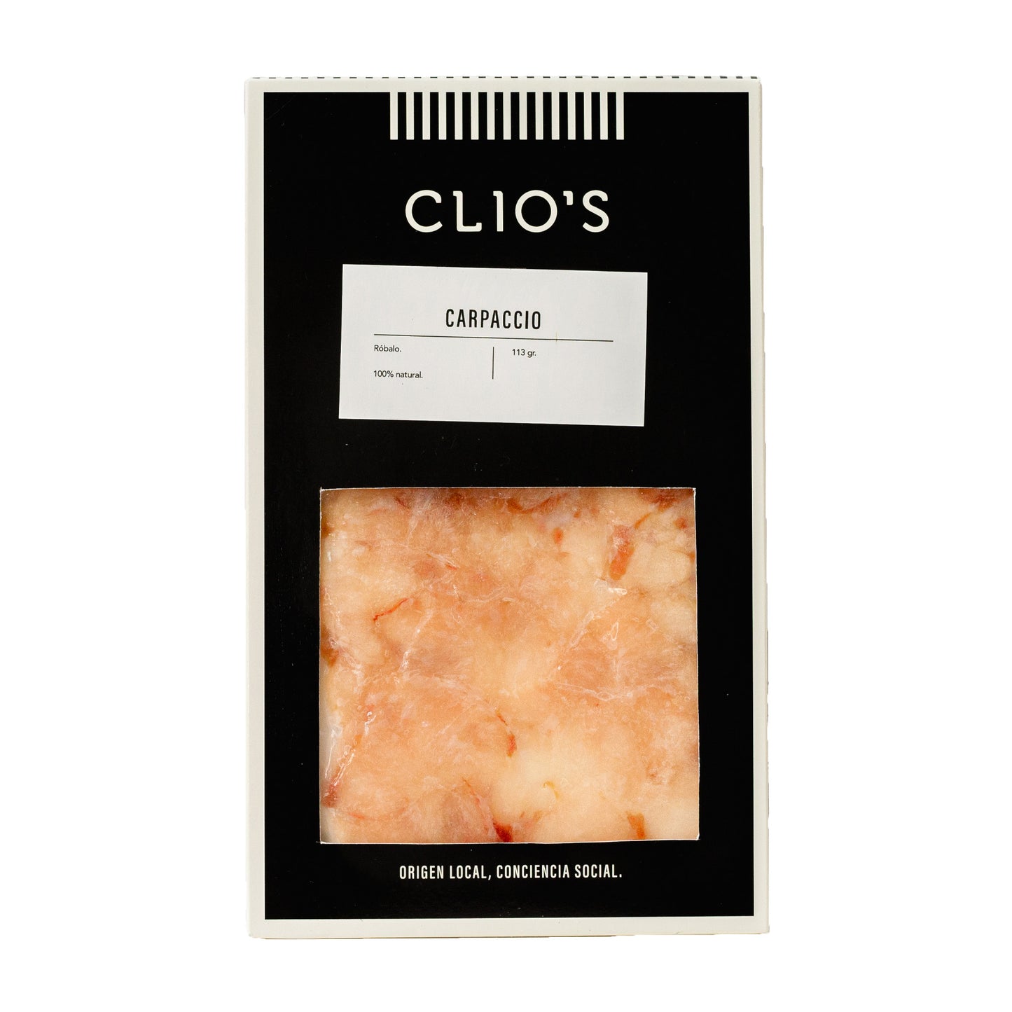 Carpaccio de Róbalo Clios