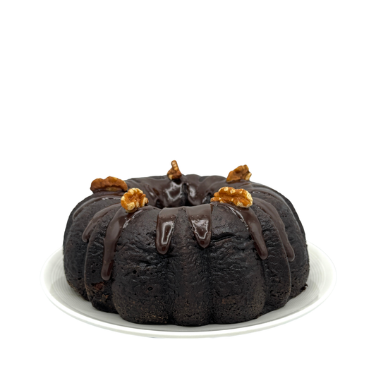 Pastel de Ron y Kahlúa con Nueces