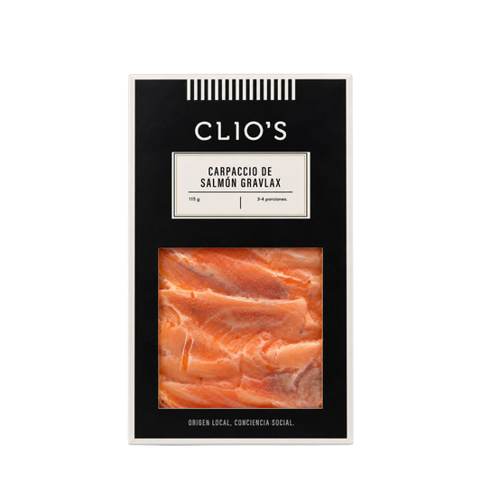 Carpaccio de Salmón Gravlax