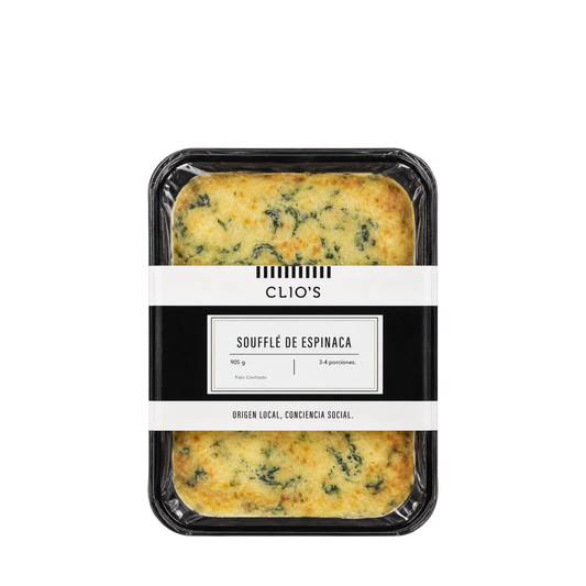 Soufflé de Espinaca
