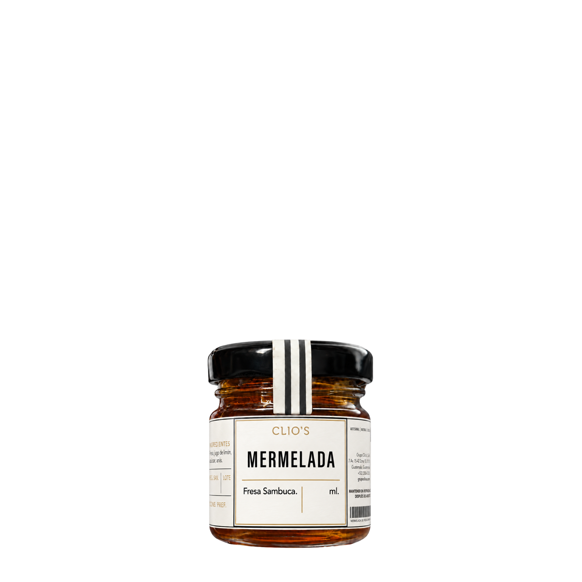 Mini Mermelada de Fresa Sambuca Clio’s