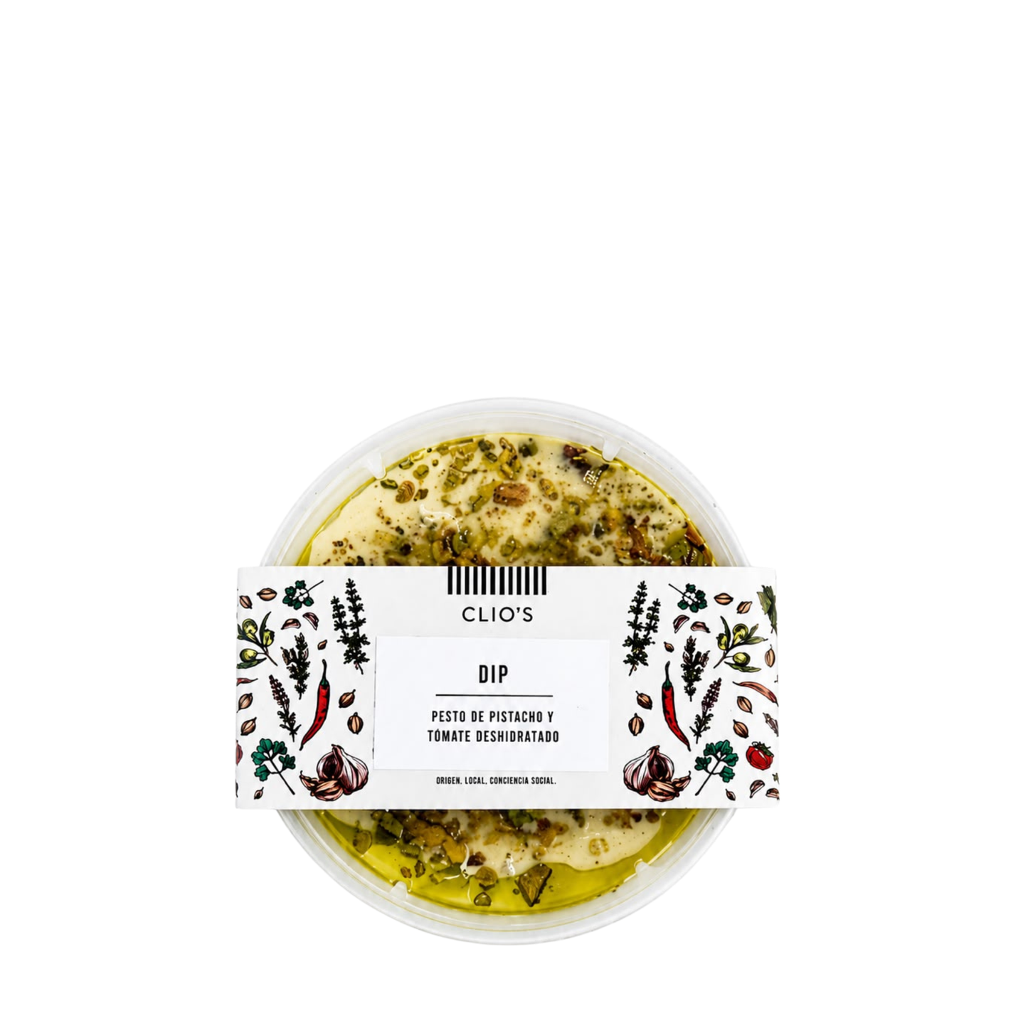 Dip de Pesto de Pistachio y Tomate Deshidratado