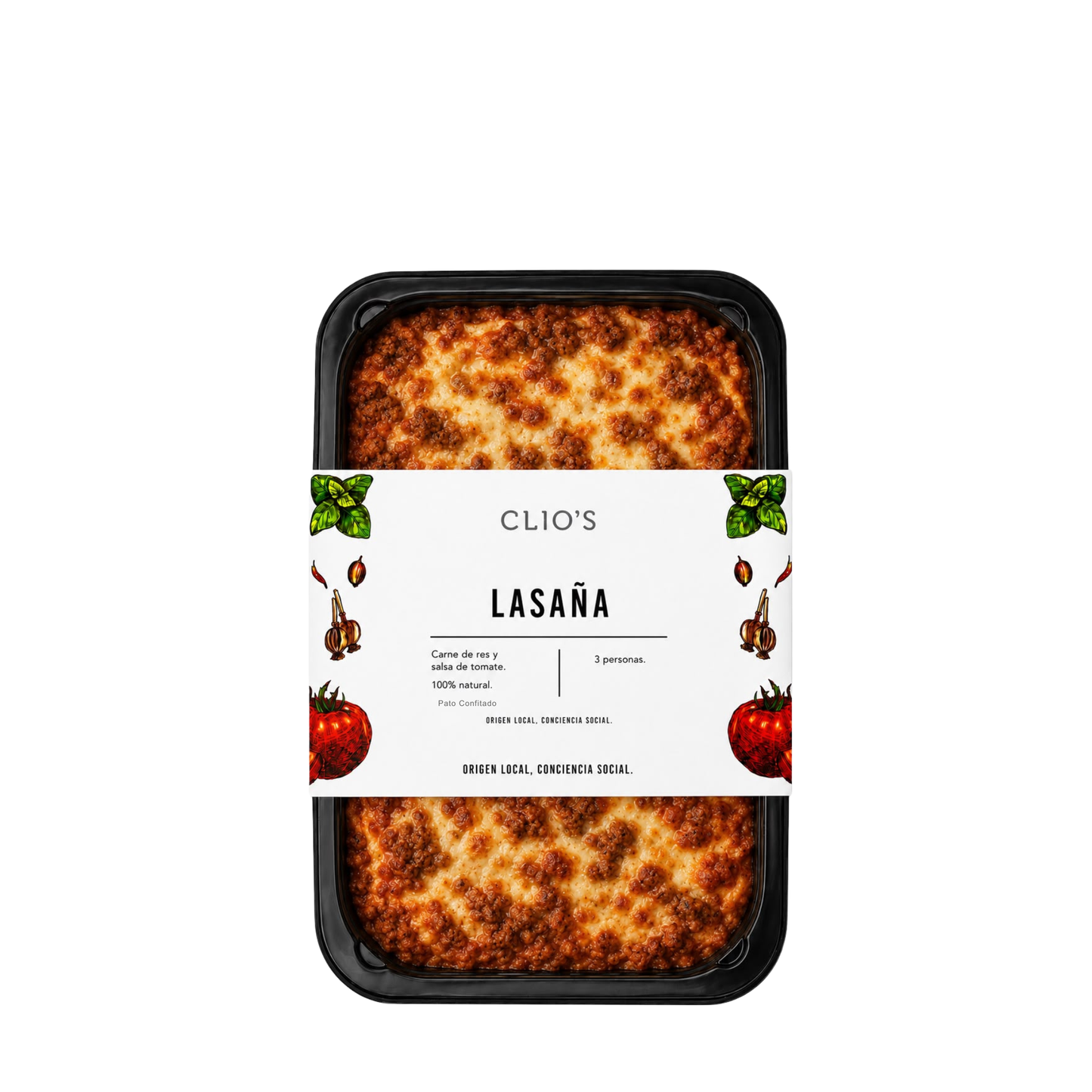 Lasaña de Carne de Res y Salsa de Tomate
