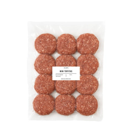 Mini Tortitas de Carne para Hamburguesa Clios