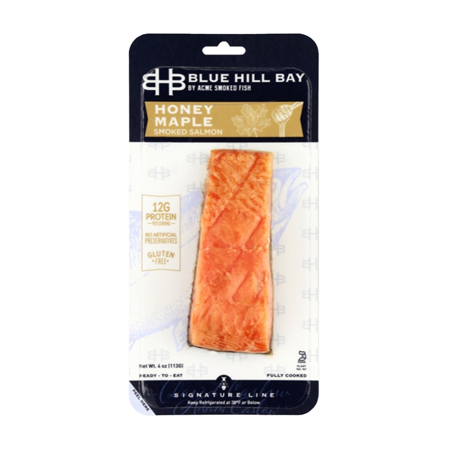 Salmón Ahumado con Miel