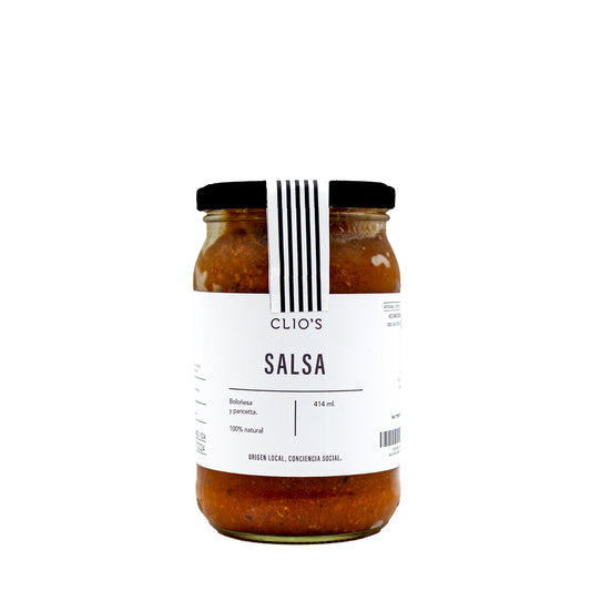 Salsa Boloñesa y Pancetta Clios