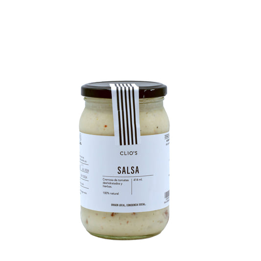 Salsa Cremosa de Tomates Deshidratados y Hierbas Clios